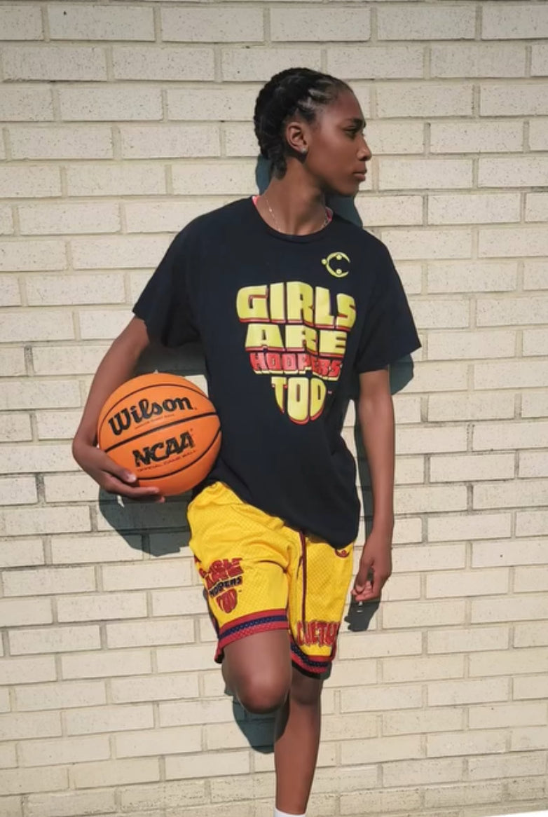 Girls Are Hoopers Too©️ Shorts