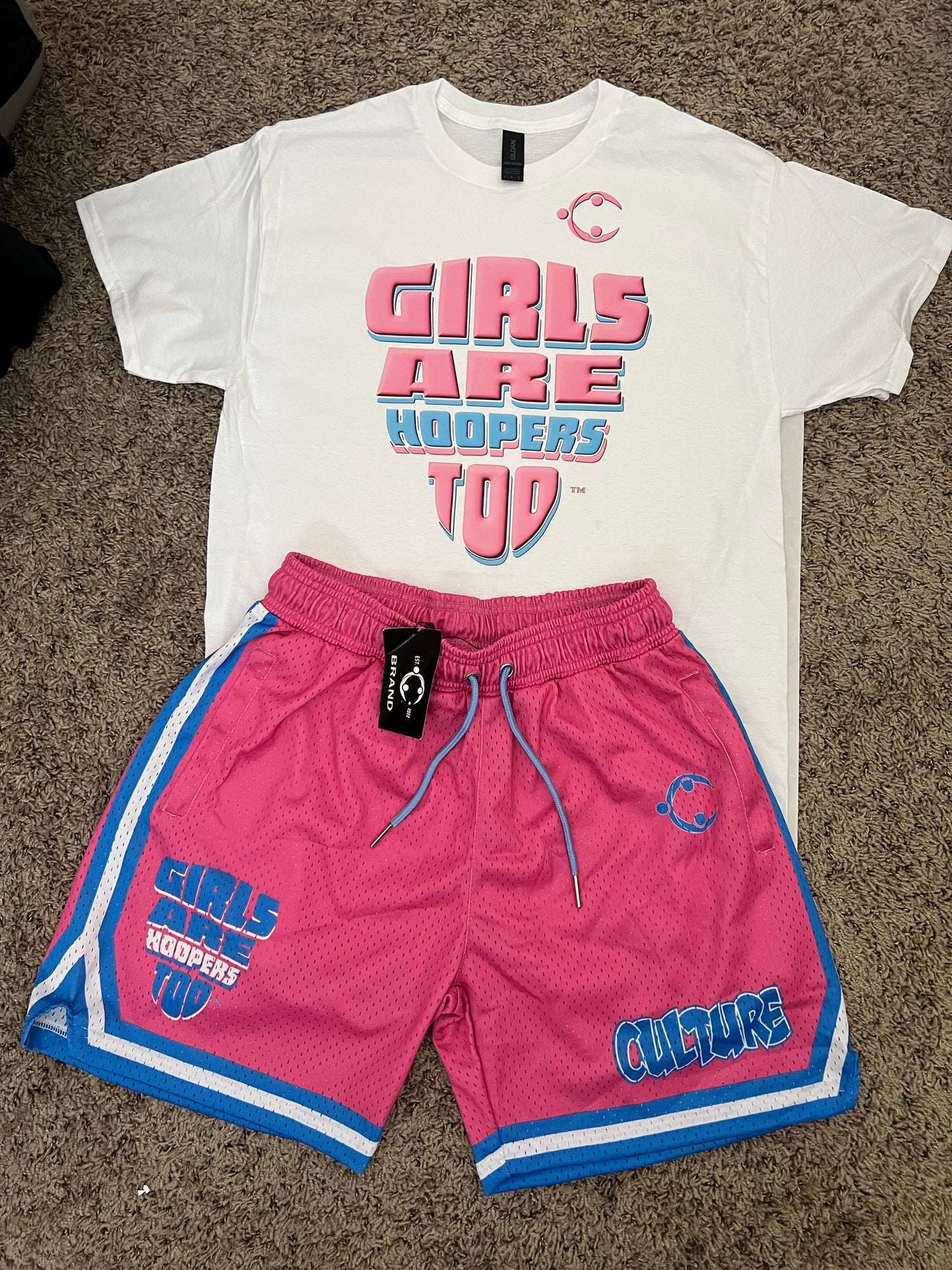 Girls Are Hoopers Too©️ Shorts