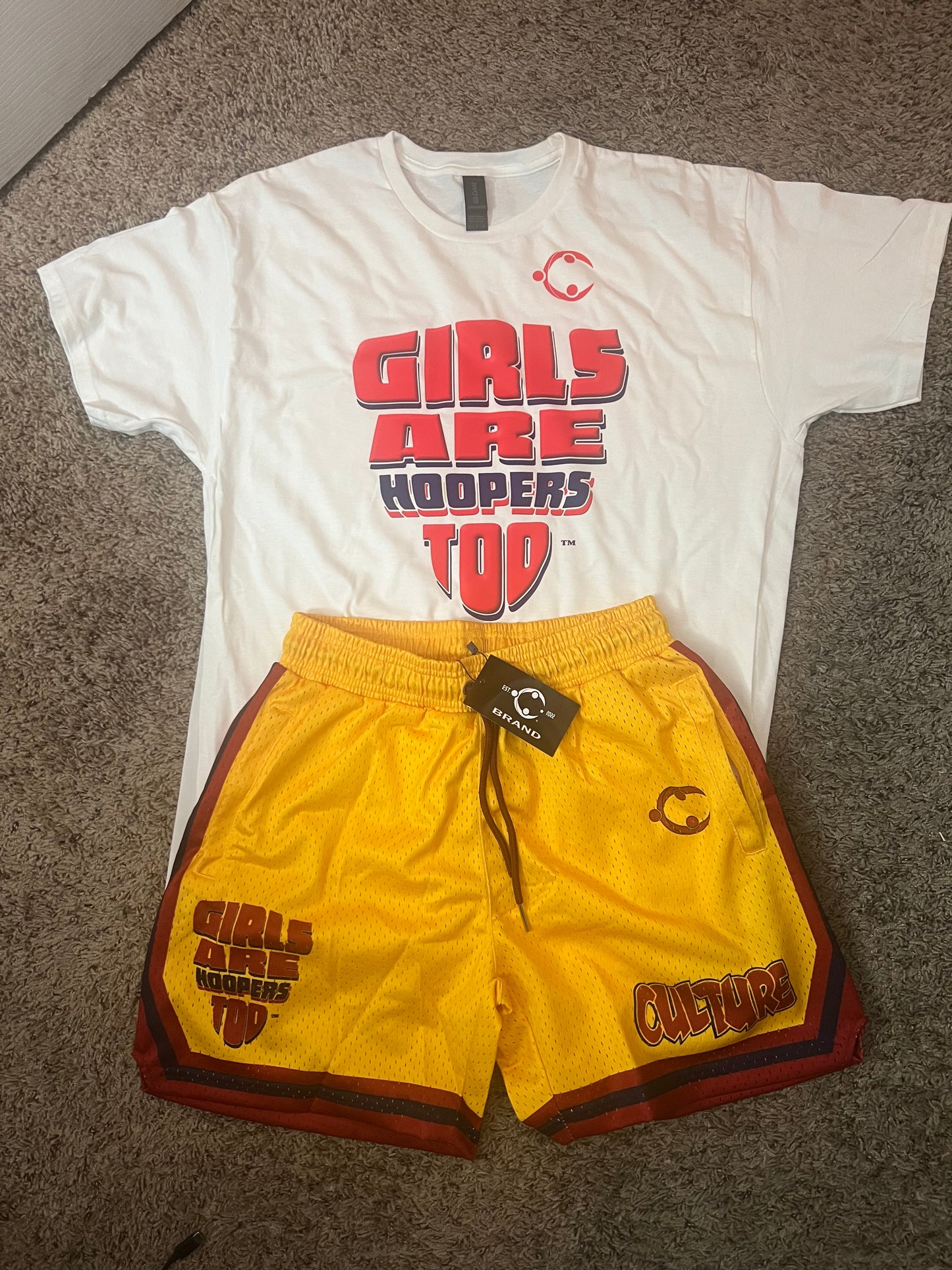 Girls Are Hoopers Too©️ Shorts