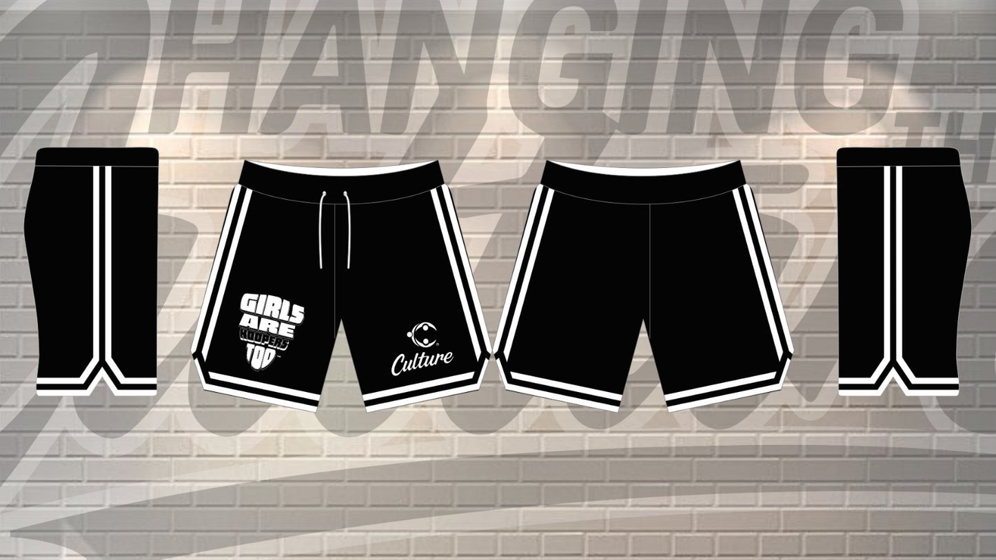 Girls Are Hoopers Too©️ Shorts